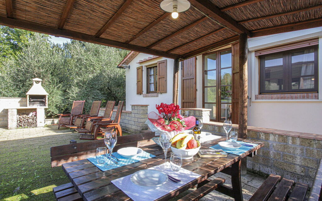 Villa Riparbella: Autumn, Balcony / Terrace / Patio, Building Exterior, Outdoor, Spring, Summer
