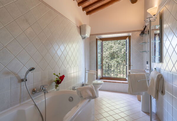 Rocche Di Valiano: rocche-di-valiano-chianti-castelnuovo-berardenga-multiproprietà-geranio-bagno