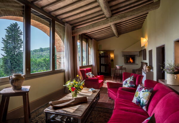 Winery Alpe Villa: Living Room