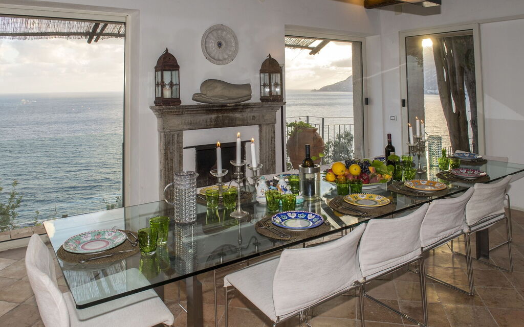 Maiori Chalet: Cucina, Sala da pranzo