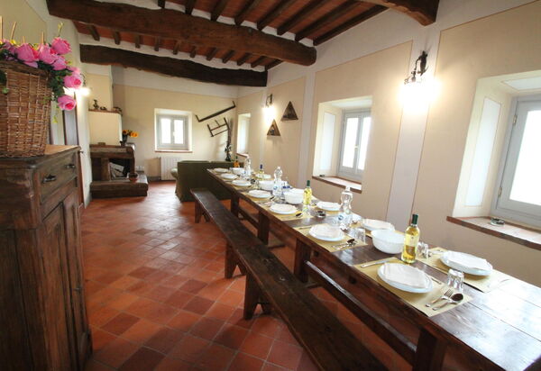 Casale Mocali: Sala da pranzo