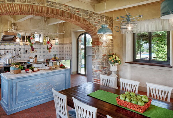 Al Caldo Ritiro: Cucina, Sala da pranzo