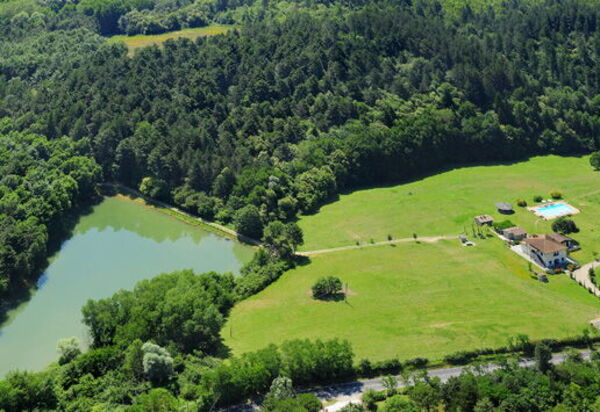 Al Caldo Ritiro: Giardino, Vista Panoramica
