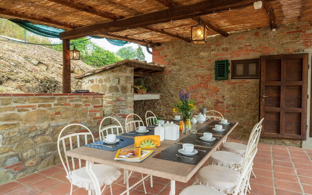Stony Tuscan Farm: Balcone / Terrazza / Patio, Giardino