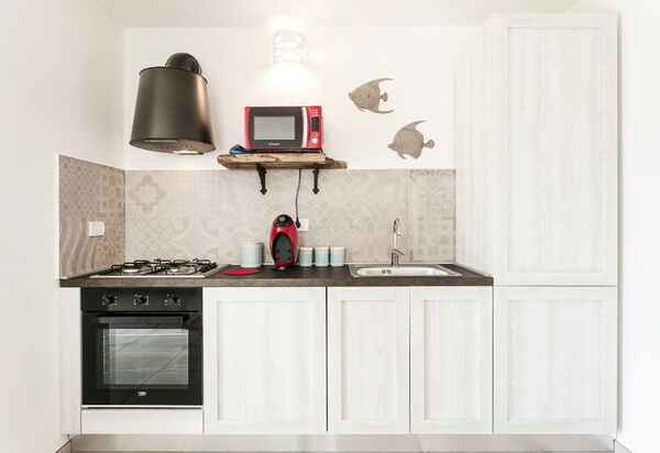 Grand Relais Degli Dei: Kitchen, Living Room