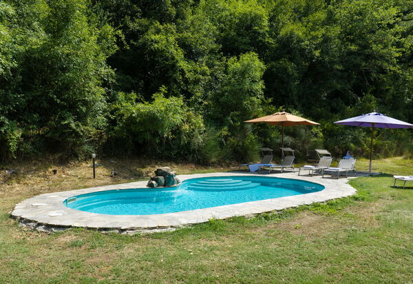 Villa Salaiole: Esterni, Piscina