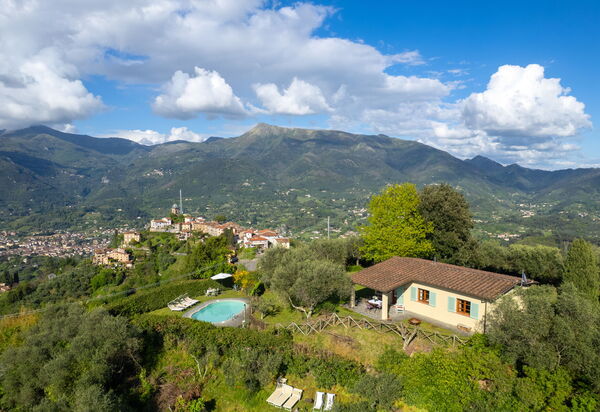 Casa Pedona: Estate, Esterni, Giardino, Piscina, Vista Panoramica