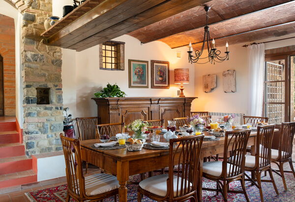 Villa Tramonto: Autunno, Estate, Primavera, Sala da pranzo