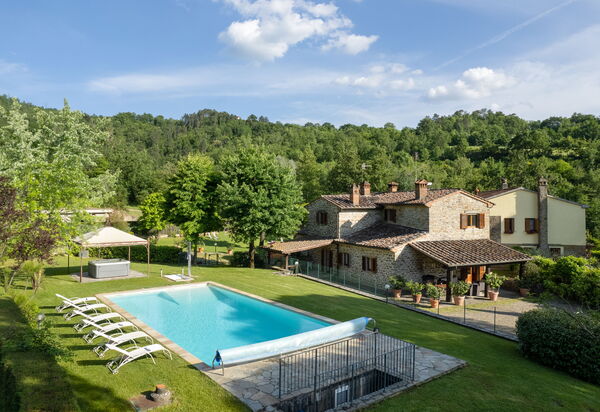 Il Mulino Di Vogognano - Subbiano, Private Pool, Jacuzzi, Wifi, Tuscany: Autunno, Caratteristiche, Estate, Esterni, Giardino, Piscina, Primavera