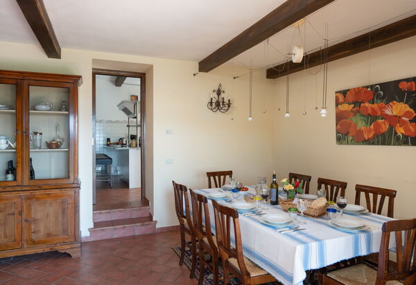 Villa Olivi - Subbiano, Toscana, Pool And Nature: Autunno, Caratteristiche, Dettagli della stanza, Estate, Primavera, Sala da pranzo