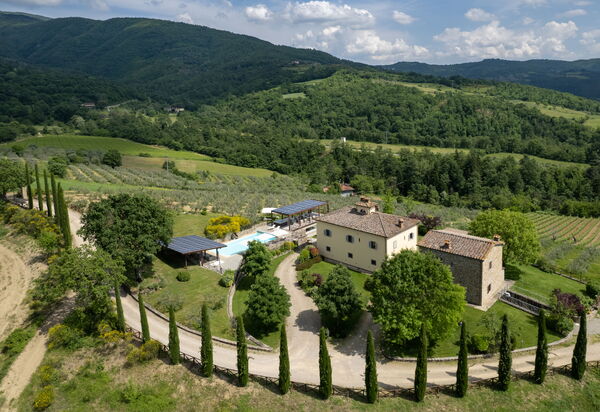 Villa Castelluccio - Arezzo, Toscana: Autunno, Estate, Esterni, Giardino, Primavera, Vista Panoramica