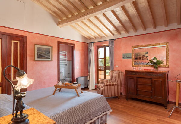 Villa Monte Bottigli: Camera 4 con balcone