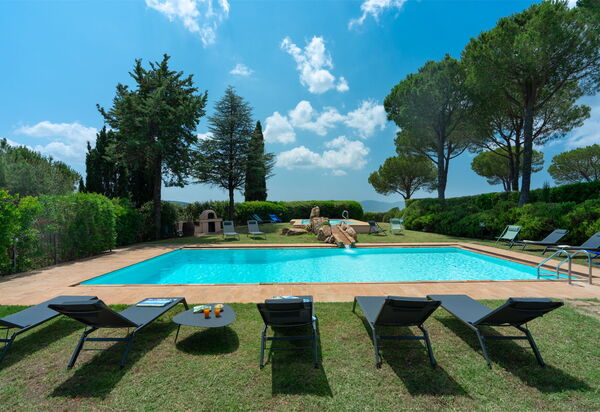 Villa Monte Bottigli: all'aperto, Estate, Esterni, Giardino, Piscina