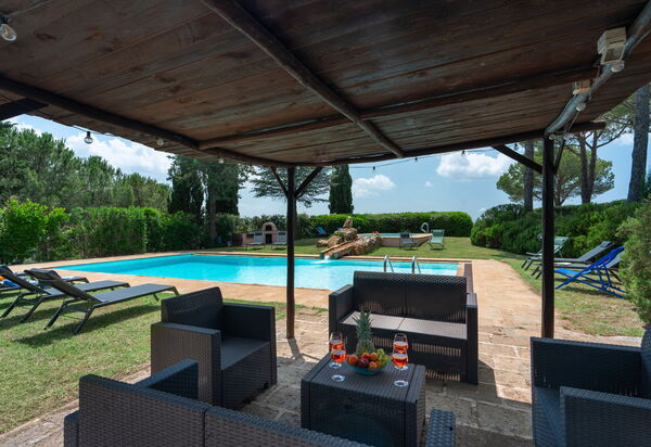 Villa Monte Bottigli: all'aperto, Estate, Esterni, Giardino, Piscina