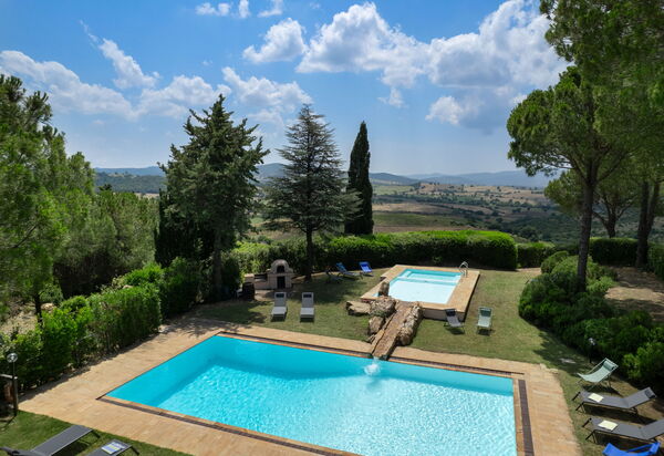 Villa Monte Bottigli: all'aperto, Estate, Esterni, Giardino, Piscina