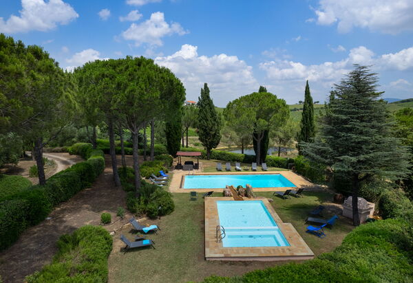 Villa Monte Bottigli: all'aperto, Estate, Esterni, Giardino, Piscina