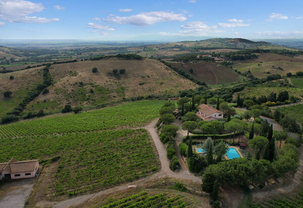 Villa Monte Bottigli: Autunno, Estate, Esterni, Giardino, Piscina, Primavera, Vista Panoramica