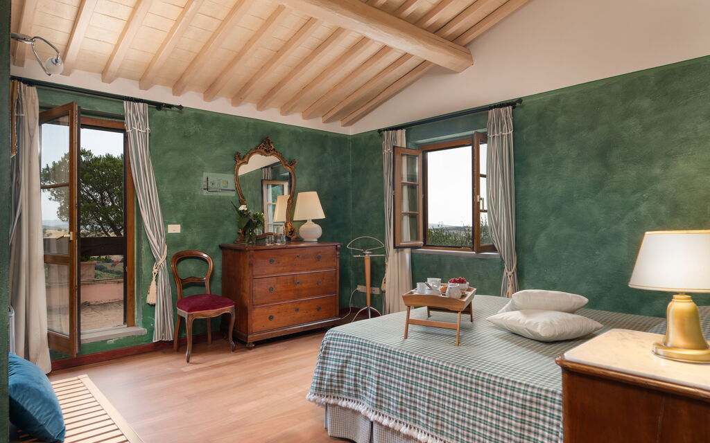 Villa Monte Bottigli: Bedroom 3 with balcony