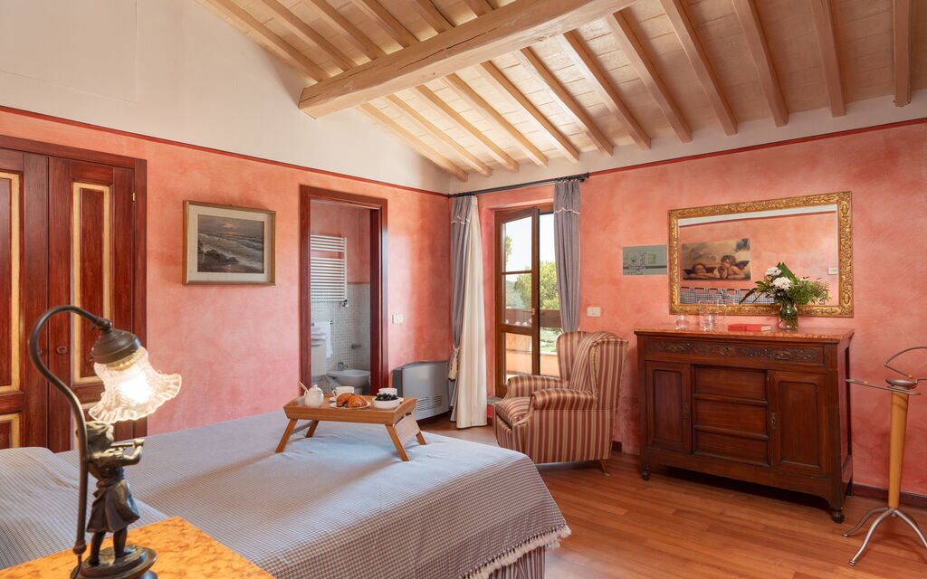 Villa Monte Bottigli: Bedroom 4 with balcony