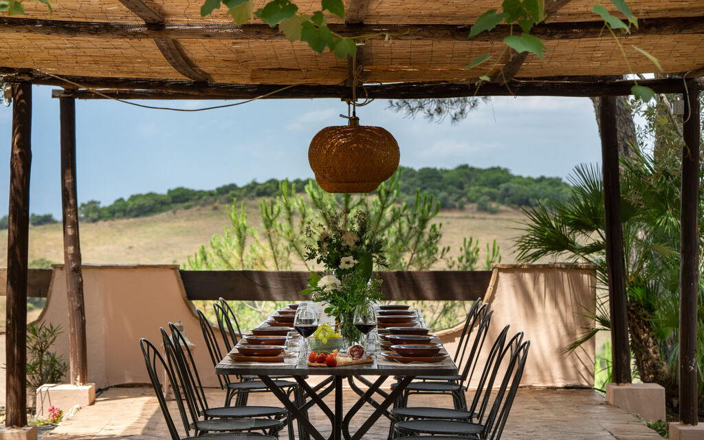 Villa Monte Bottigli: Autumn, Balcony / Terrace / Patio, Building Exterior, Outdoor, Spring, Summer