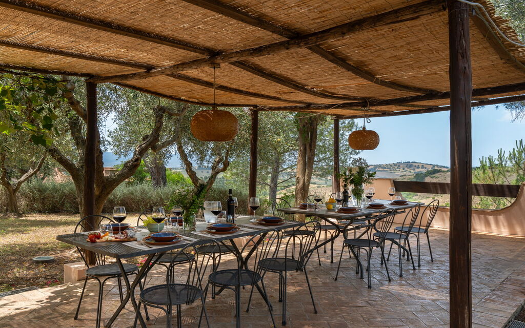 Villa Monte Bottigli: Autumn, Balcony / Terrace / Patio, Building Exterior, Outdoor, Spring, Summer