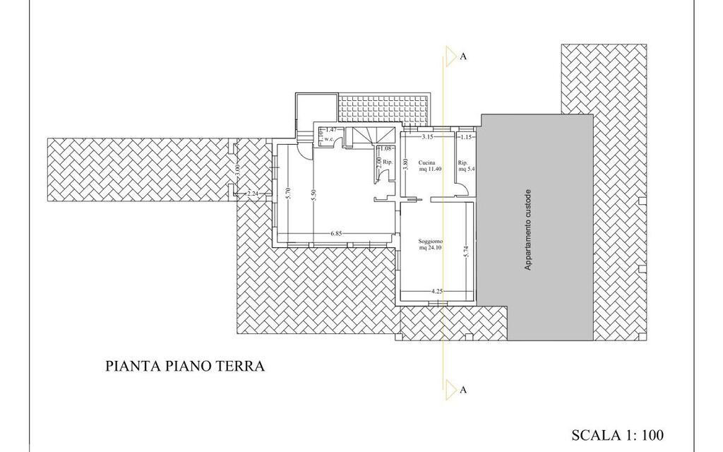 Villa Monte Bottigli: Ground Floor