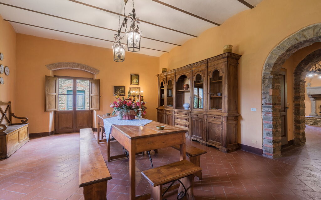 Belvedere - Falceto, Ambra, Toscana: Amenities, Autumn, Dining Room, Room Detail, Spring, Summer