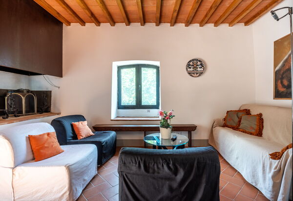 Casa Bosco D'arte Holiday Home , Greve In Chianti, Ac, Wifi: Autumn, Living Room, Spring, Summer