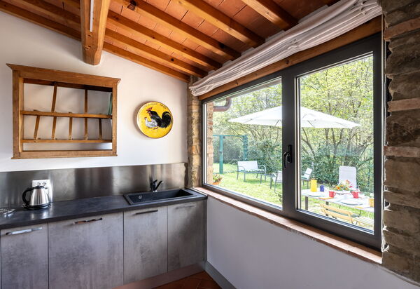 Casa Bosco D'arte Holiday Home , Greve In Chianti, Ac, Wifi: Autumn, Kitchen, Spring, Summer