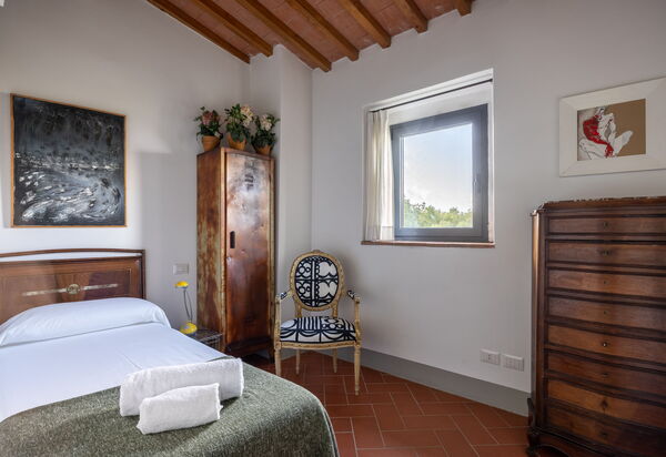 Casa Bosco D'arte Holiday Home , Greve In Chianti, Ac, Wifi: Autumn, Bedroom, Spring, Summer