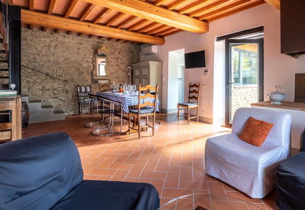 Casa Bosco D'arte Holiday Home , Greve In Chianti, Ac, Wifi: Autumn, Dining Room, Living Room, Spring, Summer