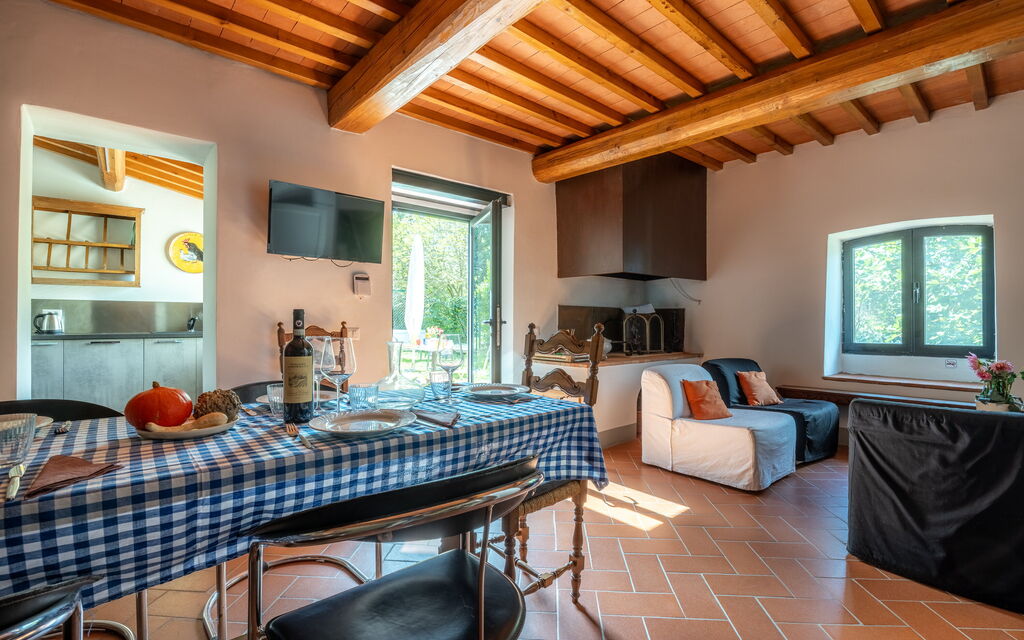 Casa Bosco D'arte Holiday Home , Greve In Chianti, Ac, Wifi: Autunno, Estate, Primavera, Sala da pranzo, Soggiorno