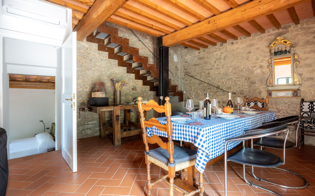 Casa Bosco D'arte Holiday Home , Greve In Chianti, Ac, Wifi: Autunno, Estate, Primavera, Sala da pranzo, Soggiorno