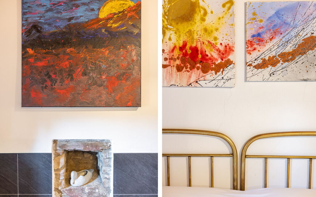 Casa Bosco D'arte Holiday Home , Greve In Chianti, Ac, Wifi: Autunno, Camera da letto, Dettagli della stanza, Estate, Primavera