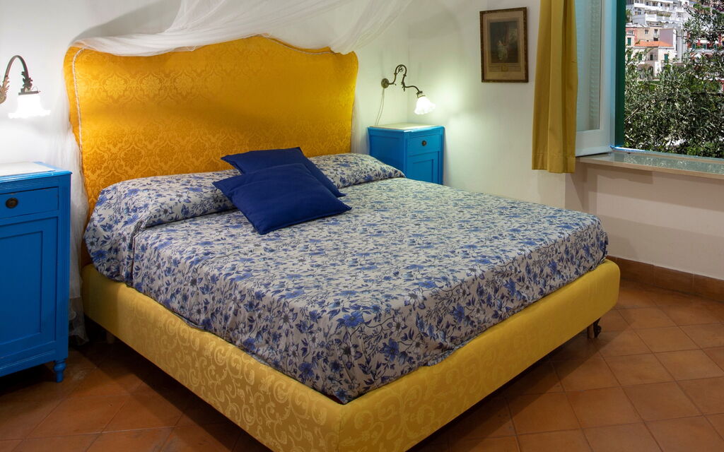 Villa Deli, In Positano, Sea View, Ac: villa-deli-positano-villa-bedroom