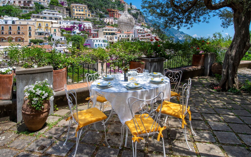 Villa Deli, In Positano, Sea View, Ac: villa-deli-positano-villa-balcony