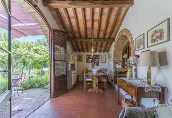 Casa Anita - Castellina In Chianti - Granaio, Toscana: Amenities, Autumn, Living Room, Main Entrance, Spring, Summer