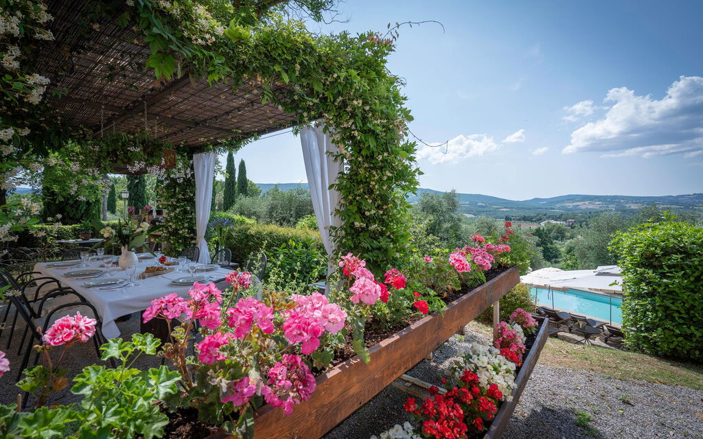 Villa Licia, Val D'orcia, Private Pool, Jacuzzi: Autunno, Caratteristiche, Estate, Esterni, Giardino, Primavera, Sala da pranzo