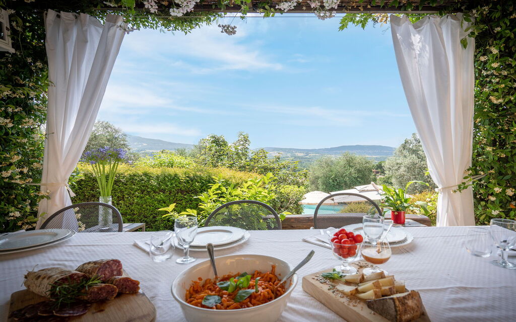 Villa Licia, Val D'orcia, Private Pool, Jacuzzi: Autunno, Caratteristiche, Estate, Esterni, Giardino, Primavera, Sala da pranzo