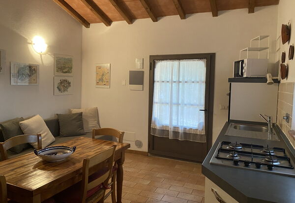 Villa Le Ripe Apartments - Gambassi Terme, Toscana: Autumn, Kitchen, Living Room, Spring, Summer