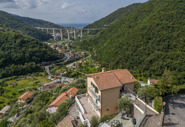 Belvedere, House With Private Pool And Garden, Recco: Autunno, Estate, Esterni, Primavera