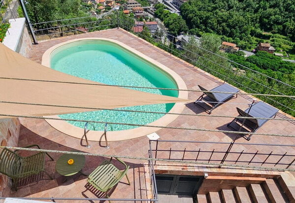 Belvedere, House With Private Pool And Garden, Recco: Autunno, Estate, Piscina, Primavera