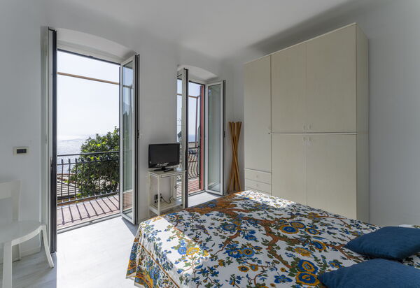 A Due Passi da Camogli 2, Seaview, Wifi: Autunno, Camera da letto, Estate, Primavera