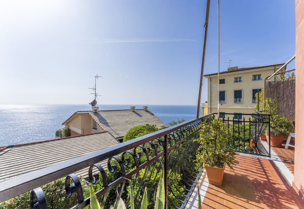 A Due Passi da Camogli, Seaview with Terrace, Wifi: Autunno, Balcone / Terrazza / Patio, Estate, Primavera