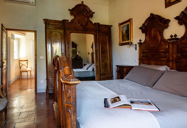 Monticchiello Apartment With Garden, Wifi, Pienza, Siena: Autumn, Bedroom, Building Exterior, Spring, Summer