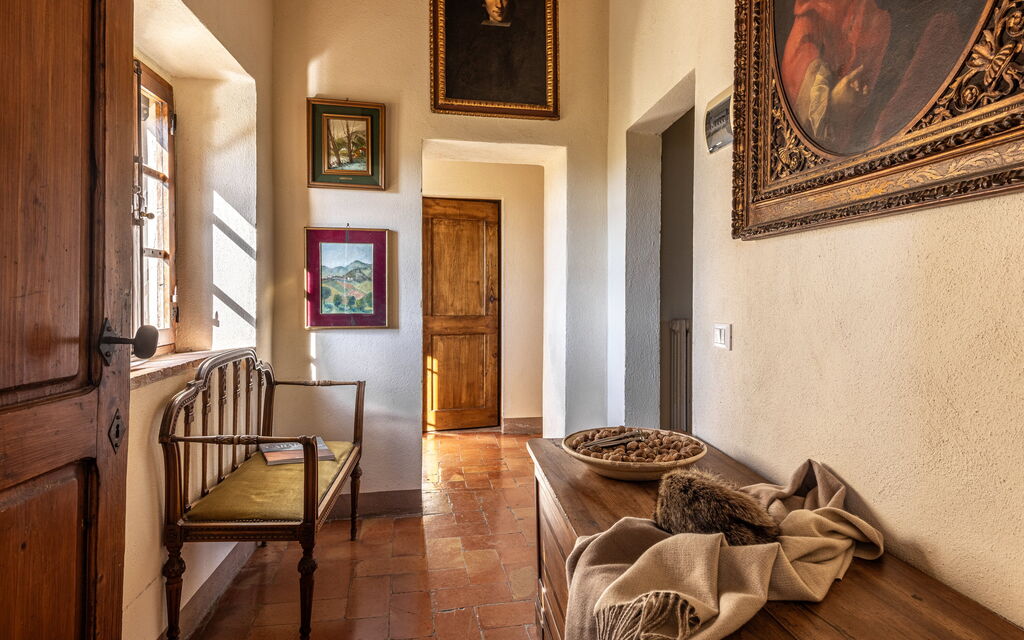 Monticchiello Apartment With Garden, Wifi, Pienza, Siena: Autumn, Living Room, Spring, Winter