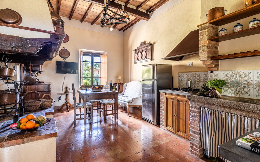 Monticchiello Apartment With Garden, Wifi, Pienza, Siena: Autumn, Kitchen, Spring, Winter