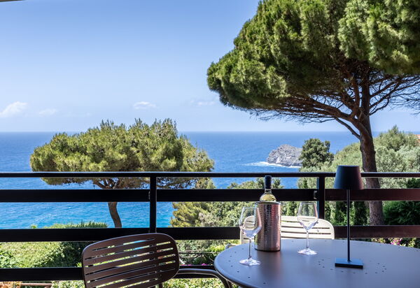 Argentarola House, Porto Santo Stefano, Seaview And Pool: Autumn, Balcony / Terrace / Patio, Spring, Summer
