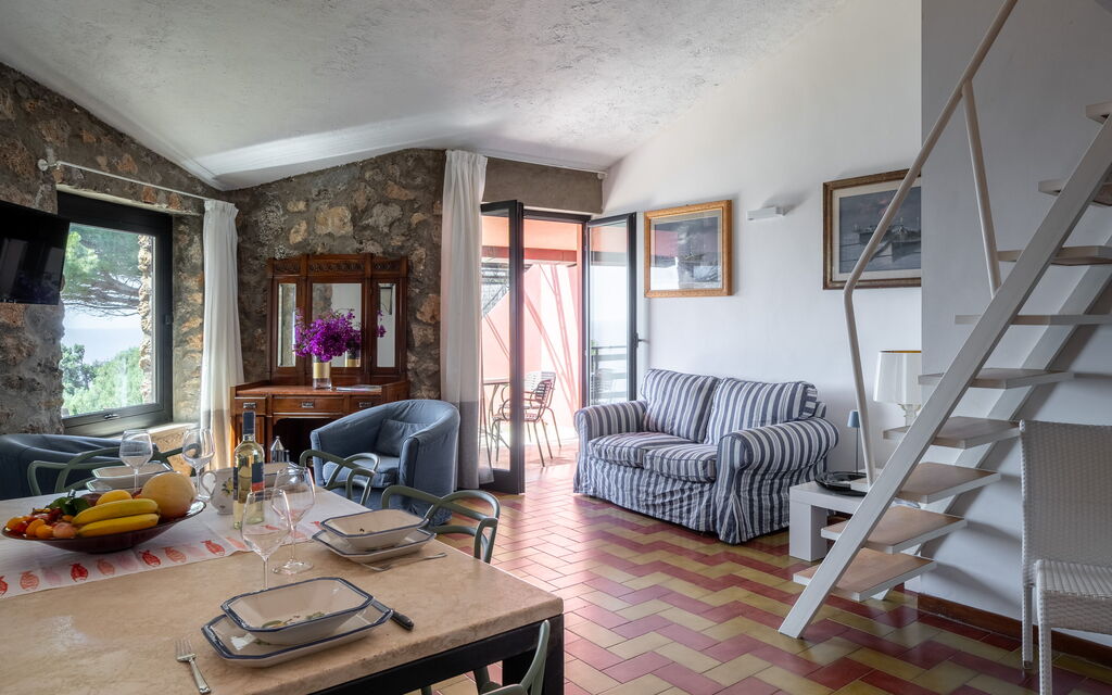 Argentarola House, Porto Santo Stefano, Seaview And Pool: Autumn, Living Room, Spring, Summer