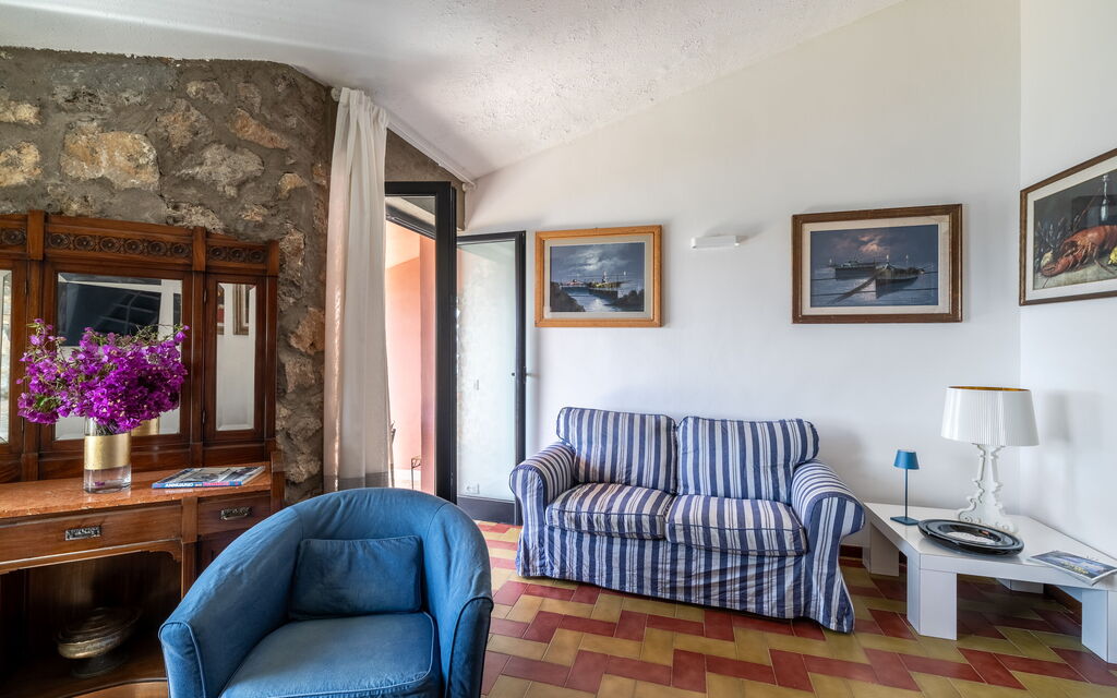 Argentarola House, Porto Santo Stefano, Seaview And Pool: Autumn, Living Room, Spring, Summer